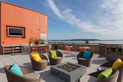 Canvas Apartments - Saftety Railing & Awning