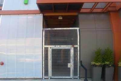 interbay workloft metal handrail